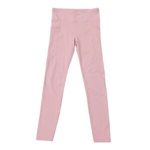 Athleta Girl Leggings XL/14 Pink Lightweight Comfort Stretch Athleisure